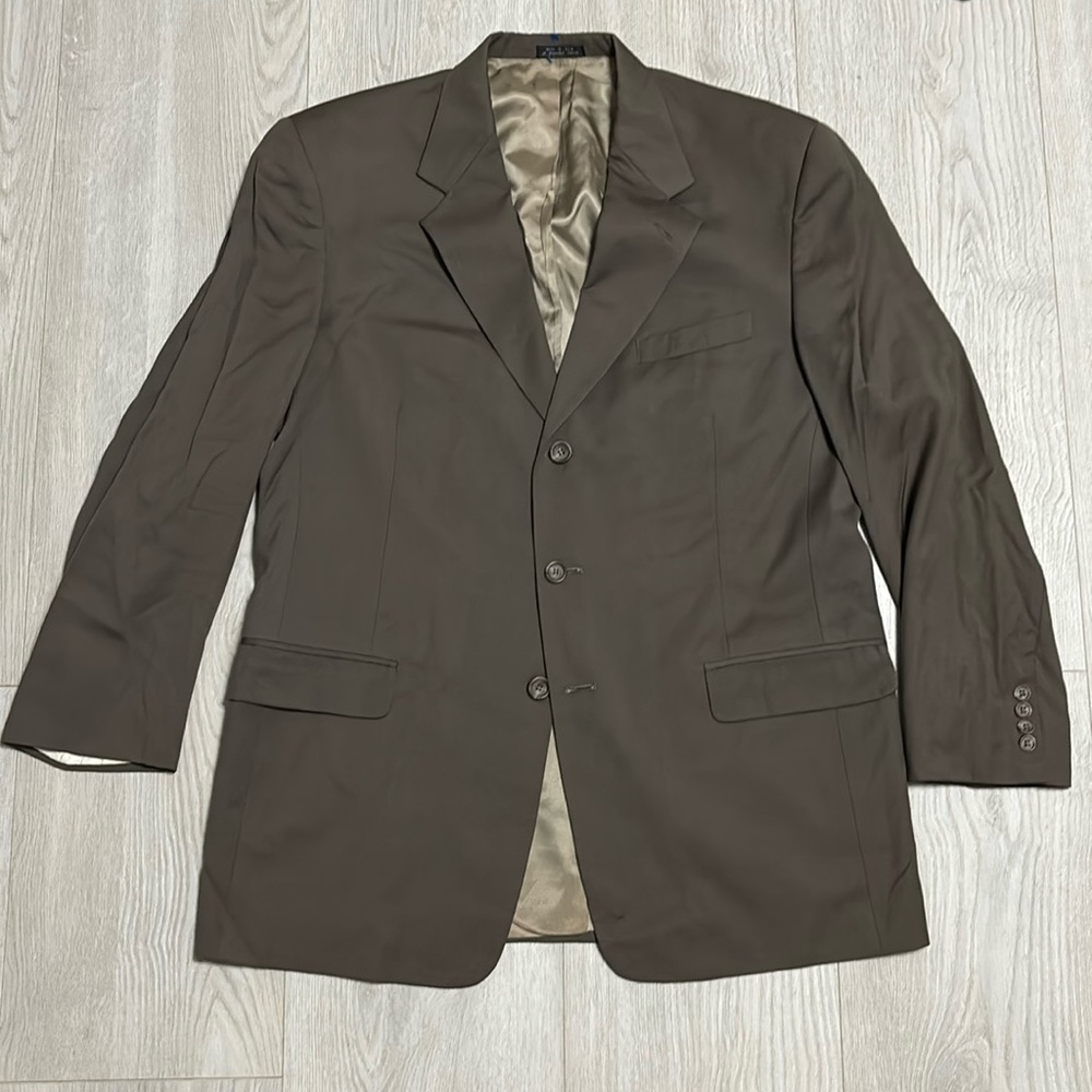 🔥BUNDLESALE 44L Krizia Parisian Super 100’s wool sports coat blazer suit jacket